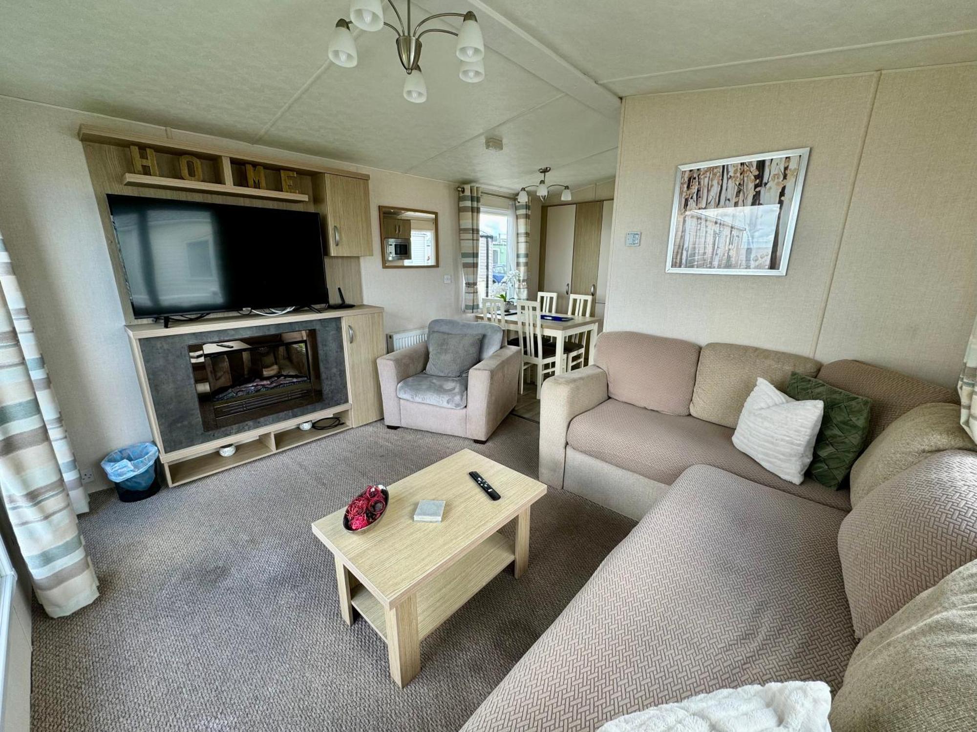 New Sea View Platinum Caravan With Huge Decking Newcastle-upon-Tyne Exteriör bild