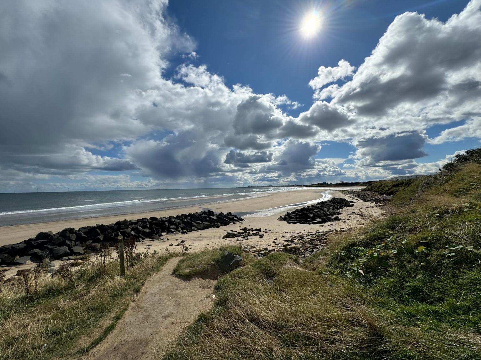 New Sea View Platinum Caravan With Huge Decking Newcastle-upon-Tyne Exteriör bild